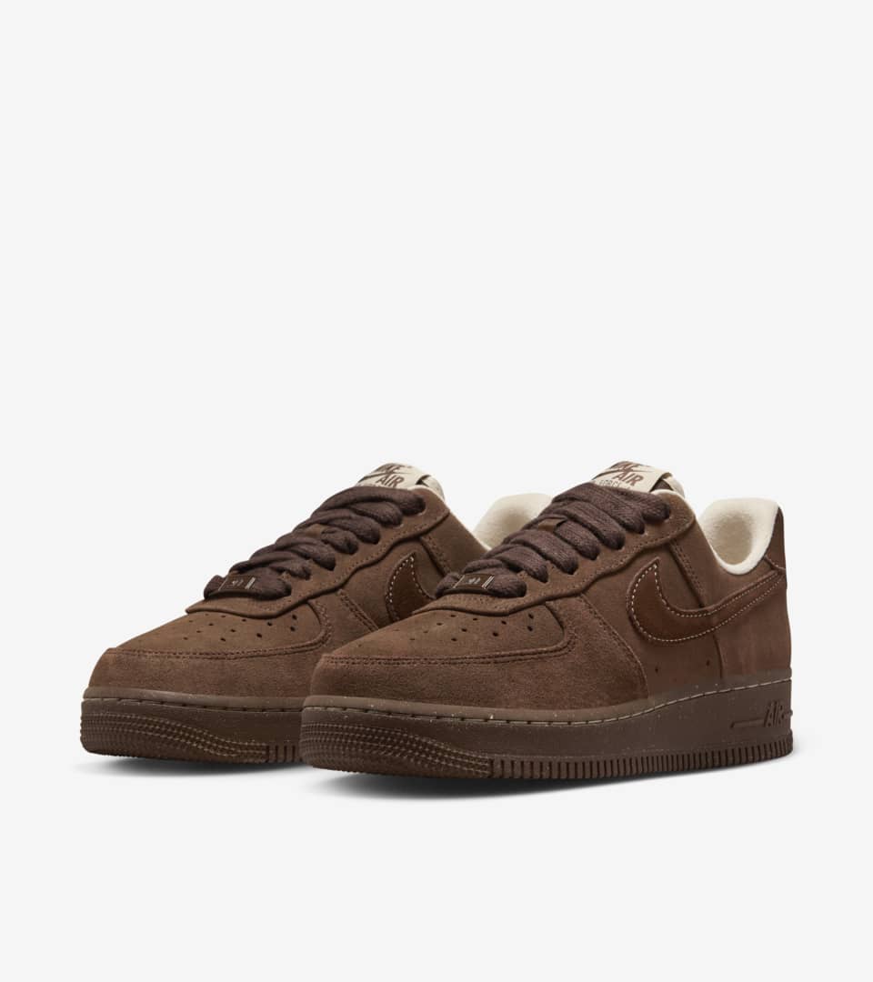 Nike air force femme hot sale brun